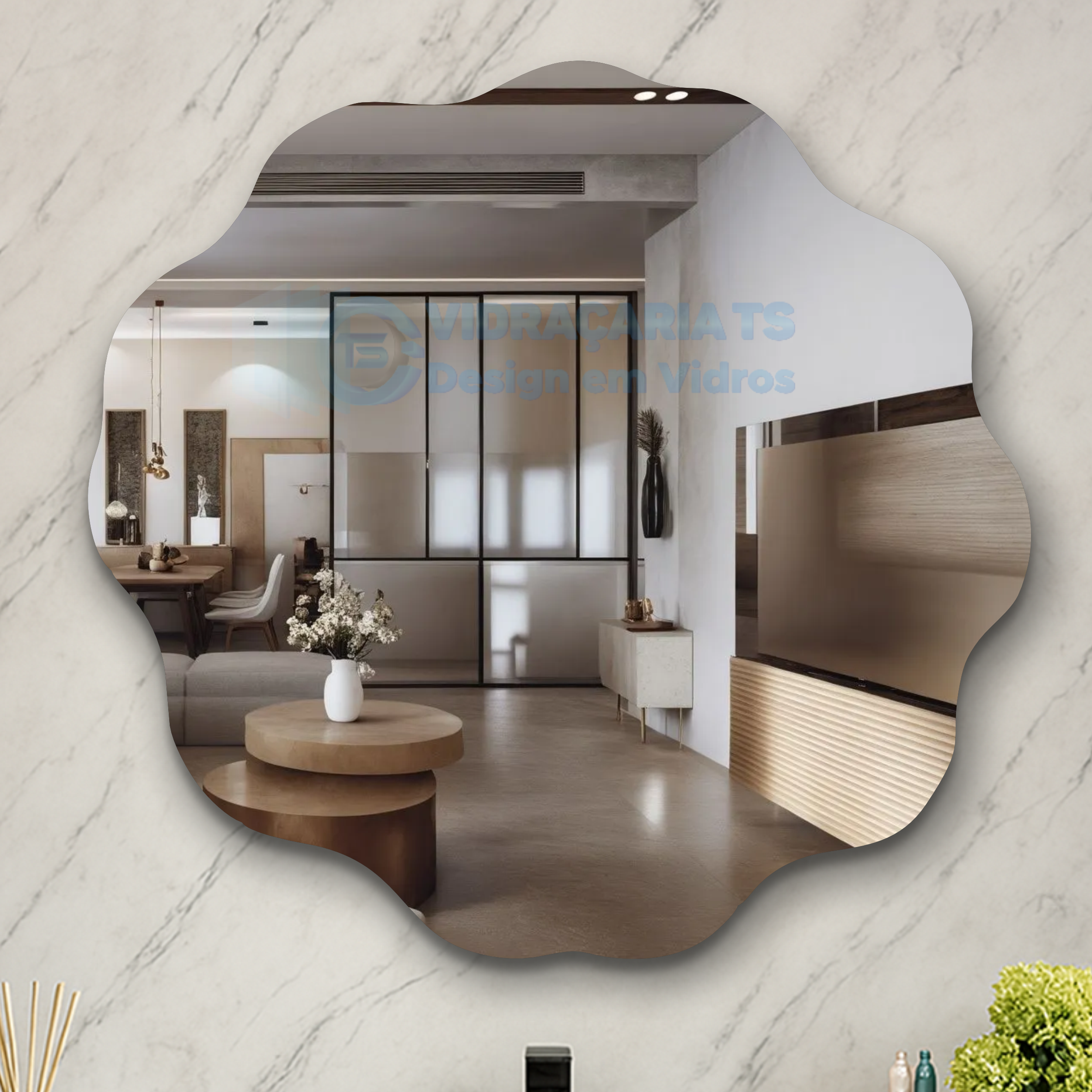 Espelho Formato Sol – Cebrace