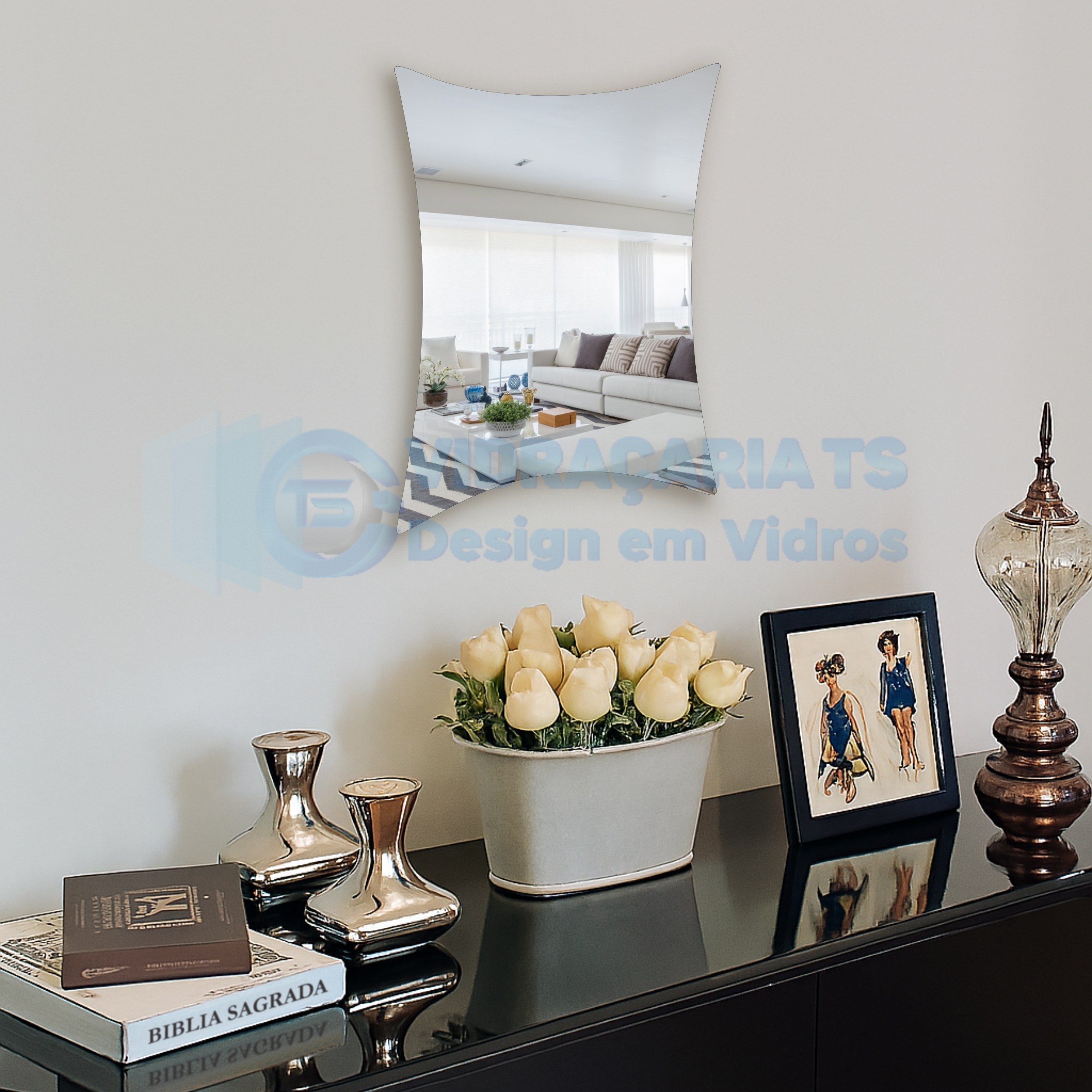 Espelho 4 Cantos Meia Lua – Cebrace